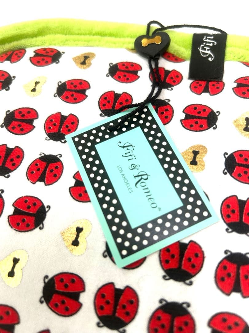 新品タグ付き　フィフィアンドロメオ　 カフェマット　てんとう虫パラダイス