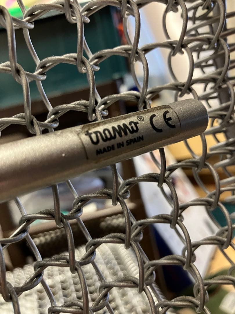 SPAIN インダストリアル ワイヤー メッシュ たチェア　昇降機能 椅子