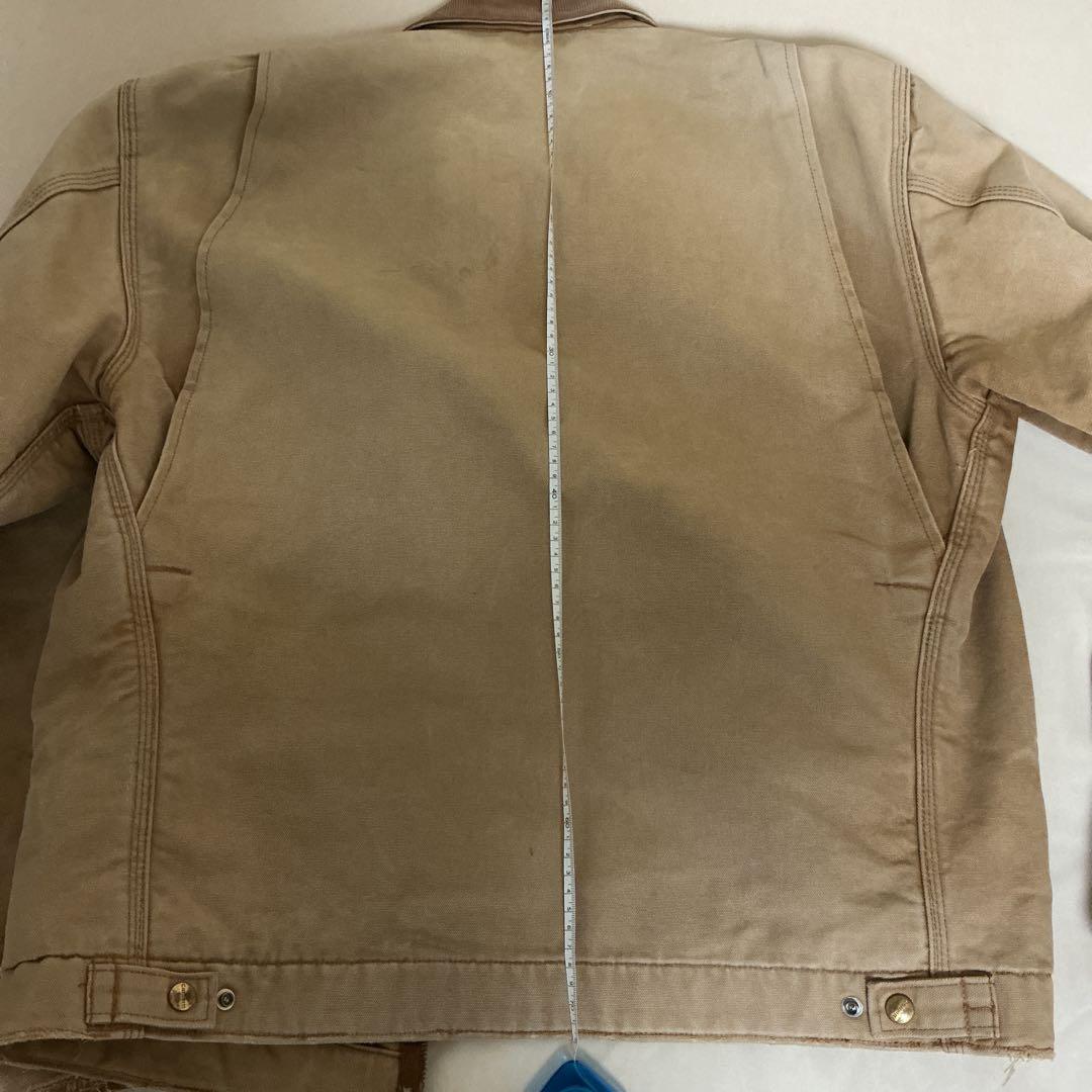 ビンテージ!カーハート デトロイトジャケット ベージュUSA製サイズ42古着