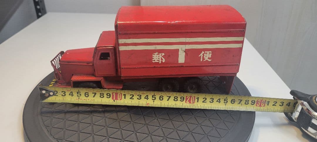 郵便配達車 レトロ ブリキ アンティーク ヴィンテージ、