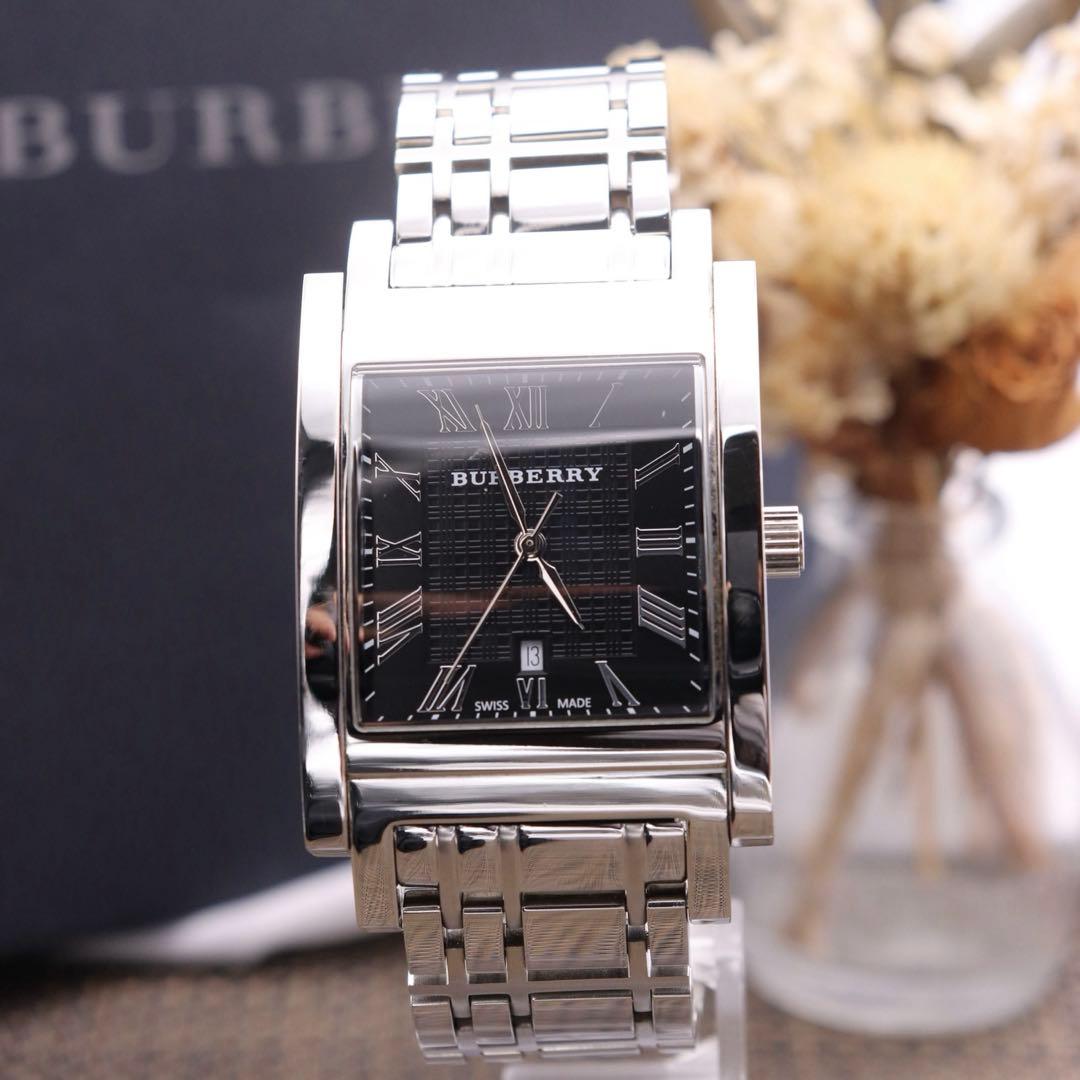 正規品【新品電池】BURBERRY ヘリテージ/BU1555 動作品 人気モデル