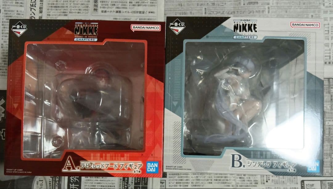 一番くじ　勝利の女神　NIKKE　A賞　ラピ:レッドフード　B賞　シンデレラ