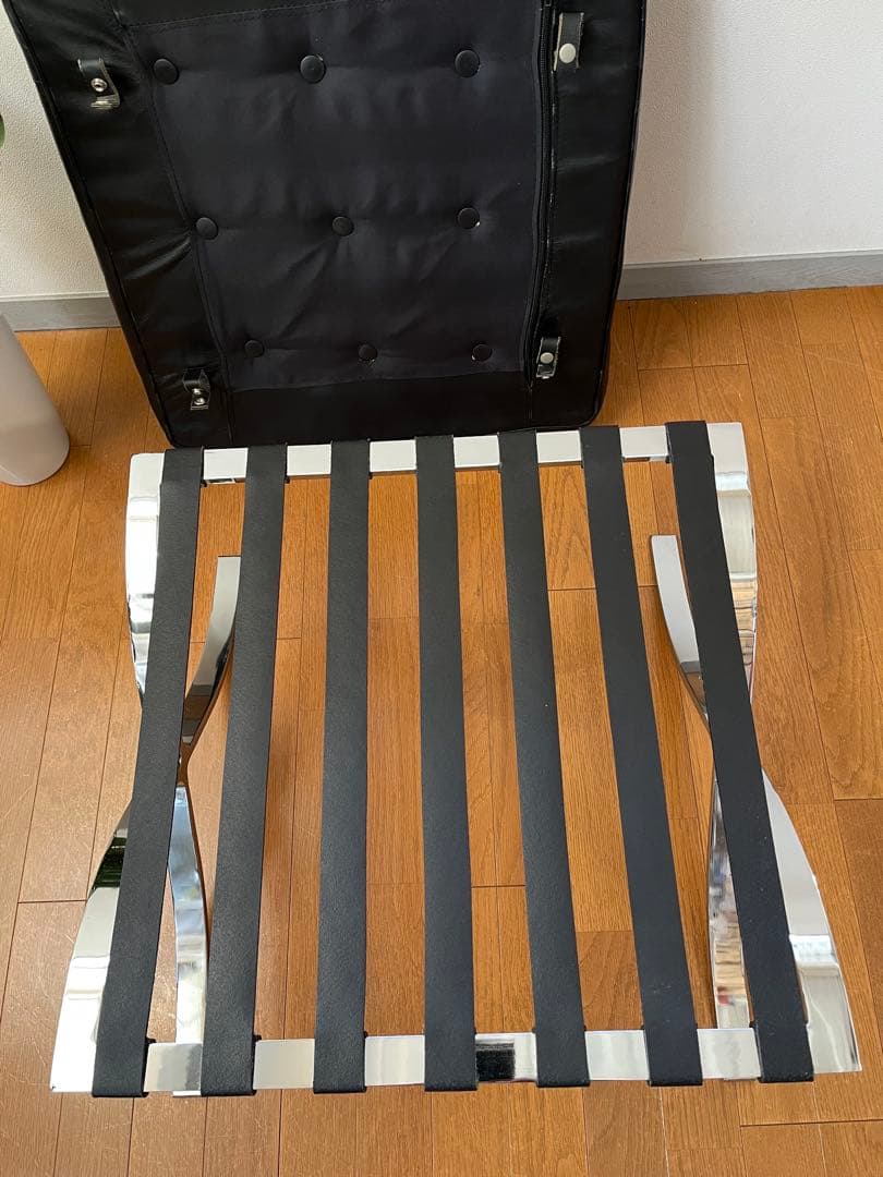 バルセロナスツール　オットマン ミース・ファン・デル・ローエ 本革 リプロダクト