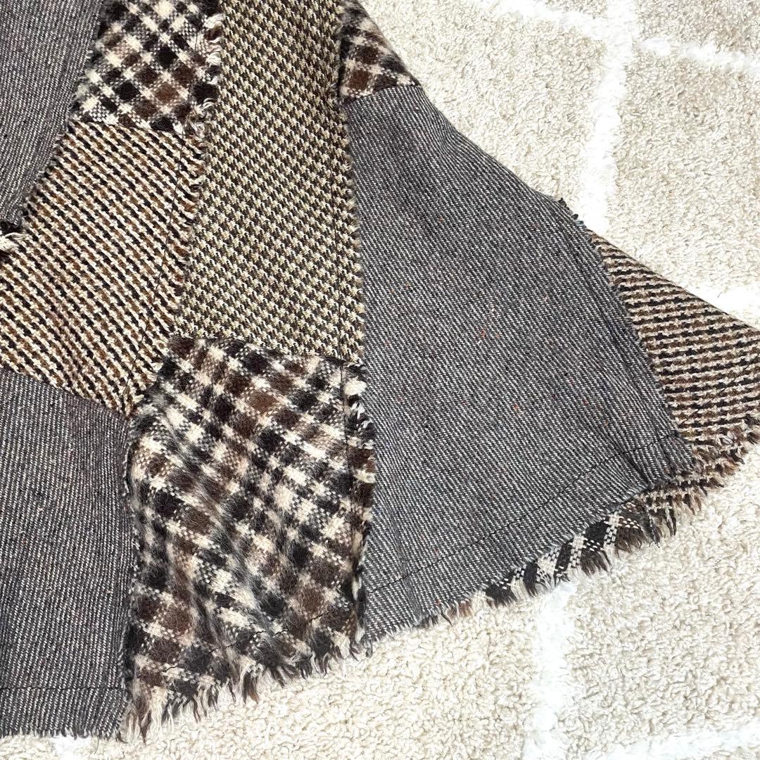 tricot COMME des GARCONS パッチワークスカート　フレア