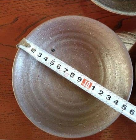 お抹茶椀　抹茶器　薄茶　作家物　備前焼　お茶会　４個　まとめて