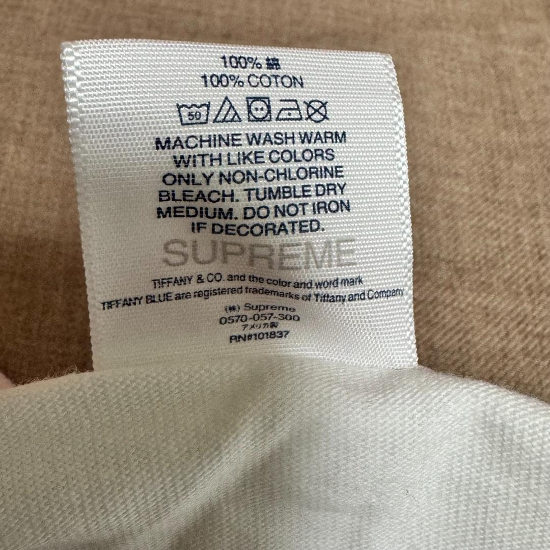Supreme tiffany box logo Tシャツ Lサイズ