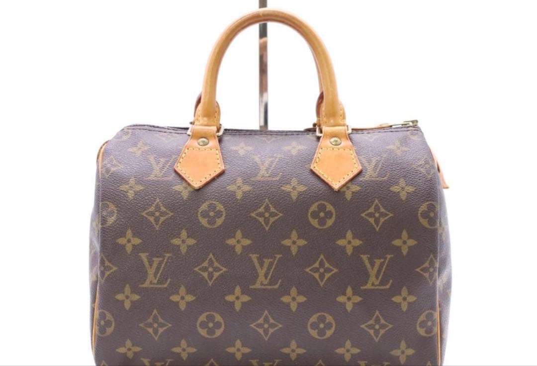 LOUIS VUITTON ハンドバッグ モノグラム スピーディ25 ブラウン