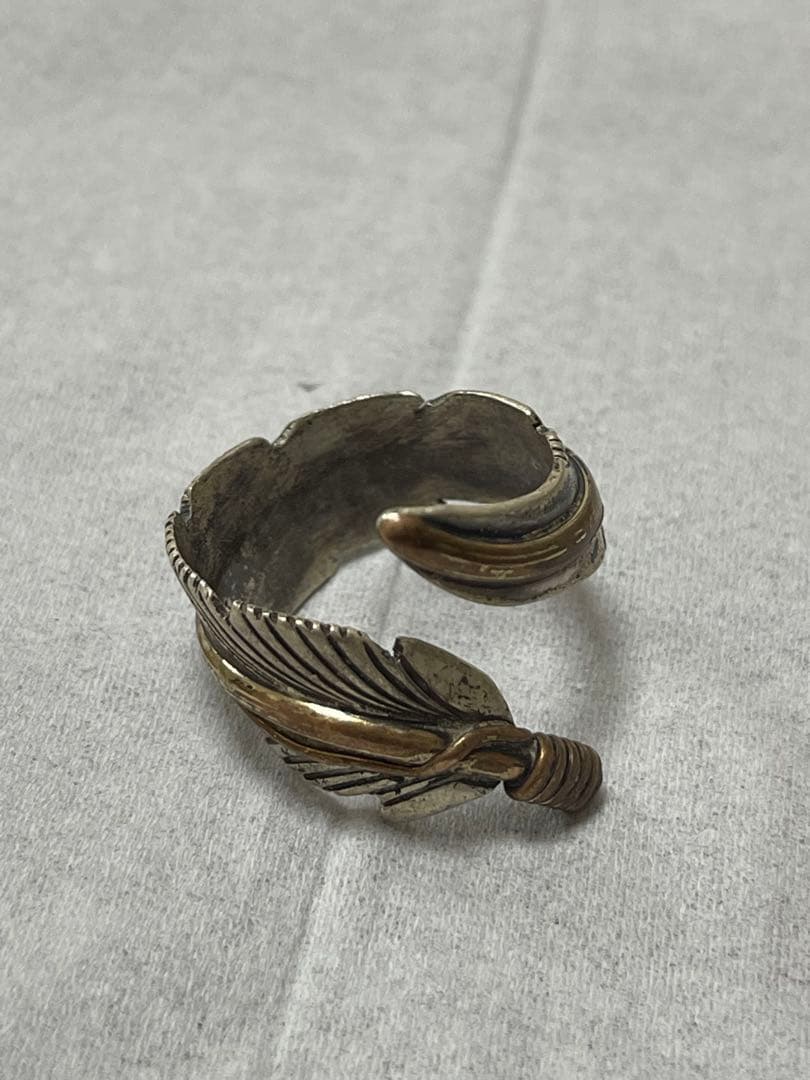 作家 H. MACE フェザー リング シルバー925 Sterling
