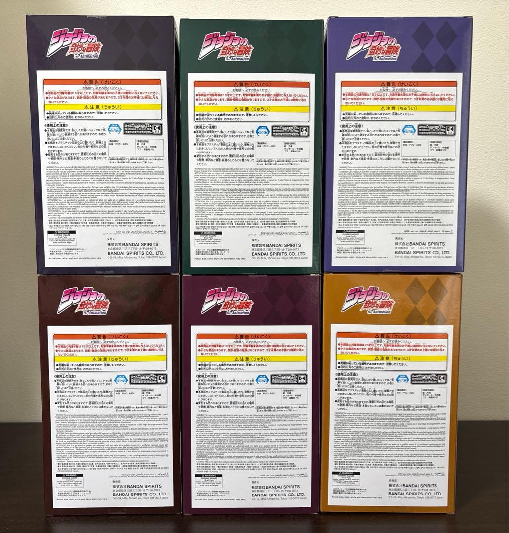 ジョジョの奇妙な冒険 Mometria フィギュア 6点セット