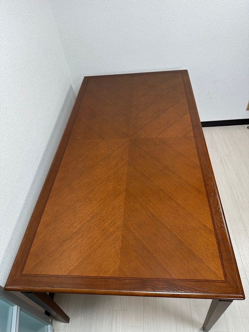 カンディハウス バートン ヒッコリー材 ダイニングテーブル 北欧　※i1※