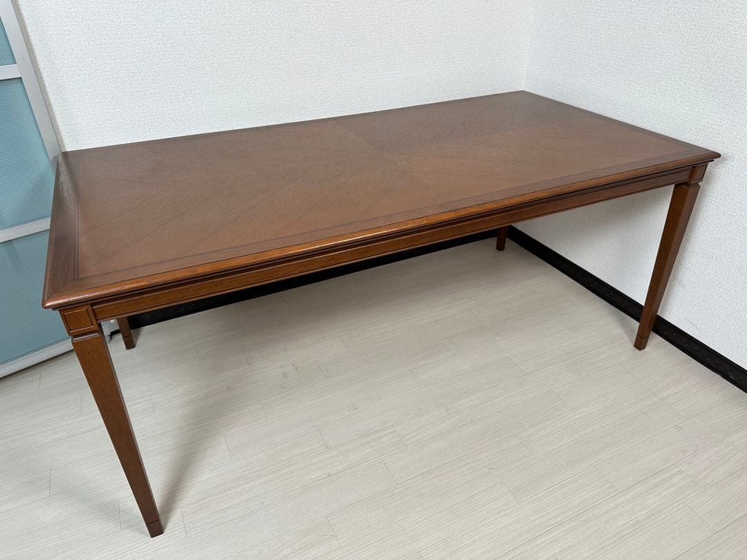 カンディハウス バートン ヒッコリー材 ダイニングテーブル 北欧　※i1※