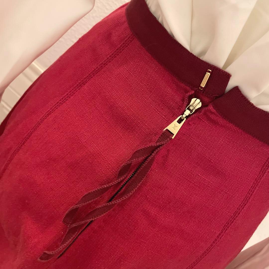 【12万円】Louis VUITTON シルクレース　スカート