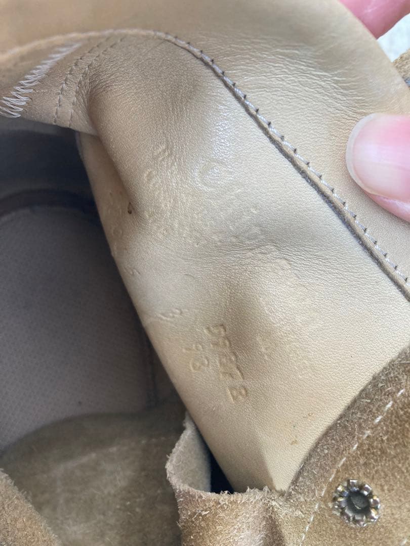 チペワ chippewa モックトゥ スウェード 飴色ビブラム9e