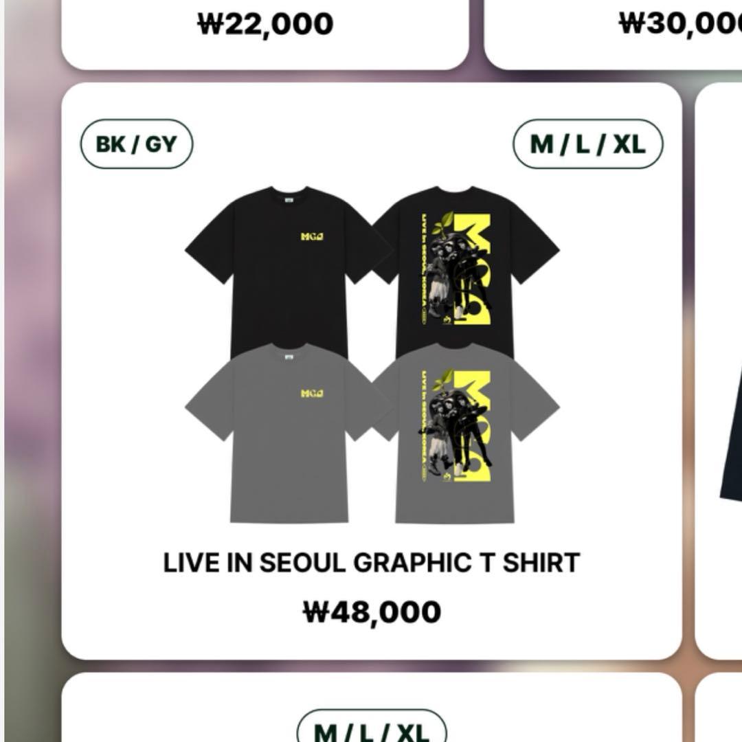 【Lサイズ】ミセスグリーンアップル 韓国 ソウルコン Tシャツ