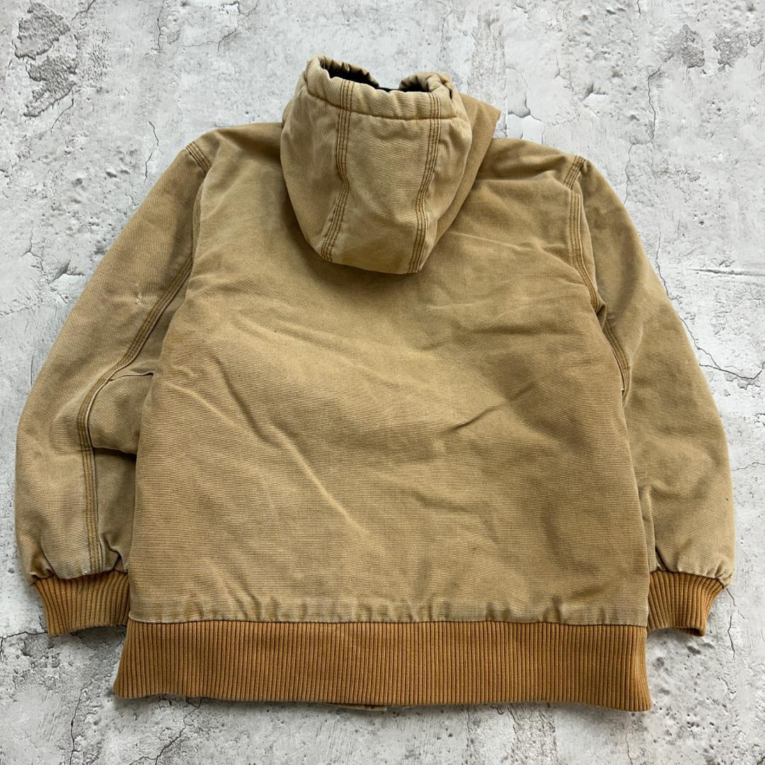 こ*し様 カーハート　雰囲気抜群　ダック　アクティブジャケット　古着　ライトブラ