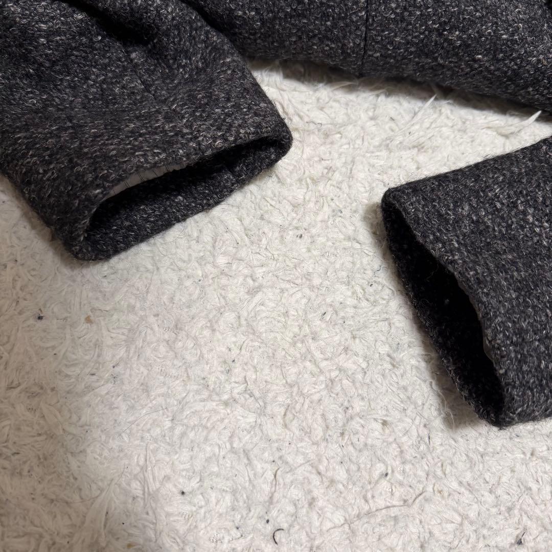 近年極美品　イザベルマラン　ツイードチェスターコート　くるみボタンオーバーサイズ