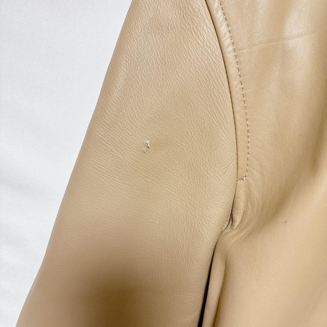 バーバリー　レザージャケット　羊革　三陽商会　羽織り　かっこいい　シンプル　大人