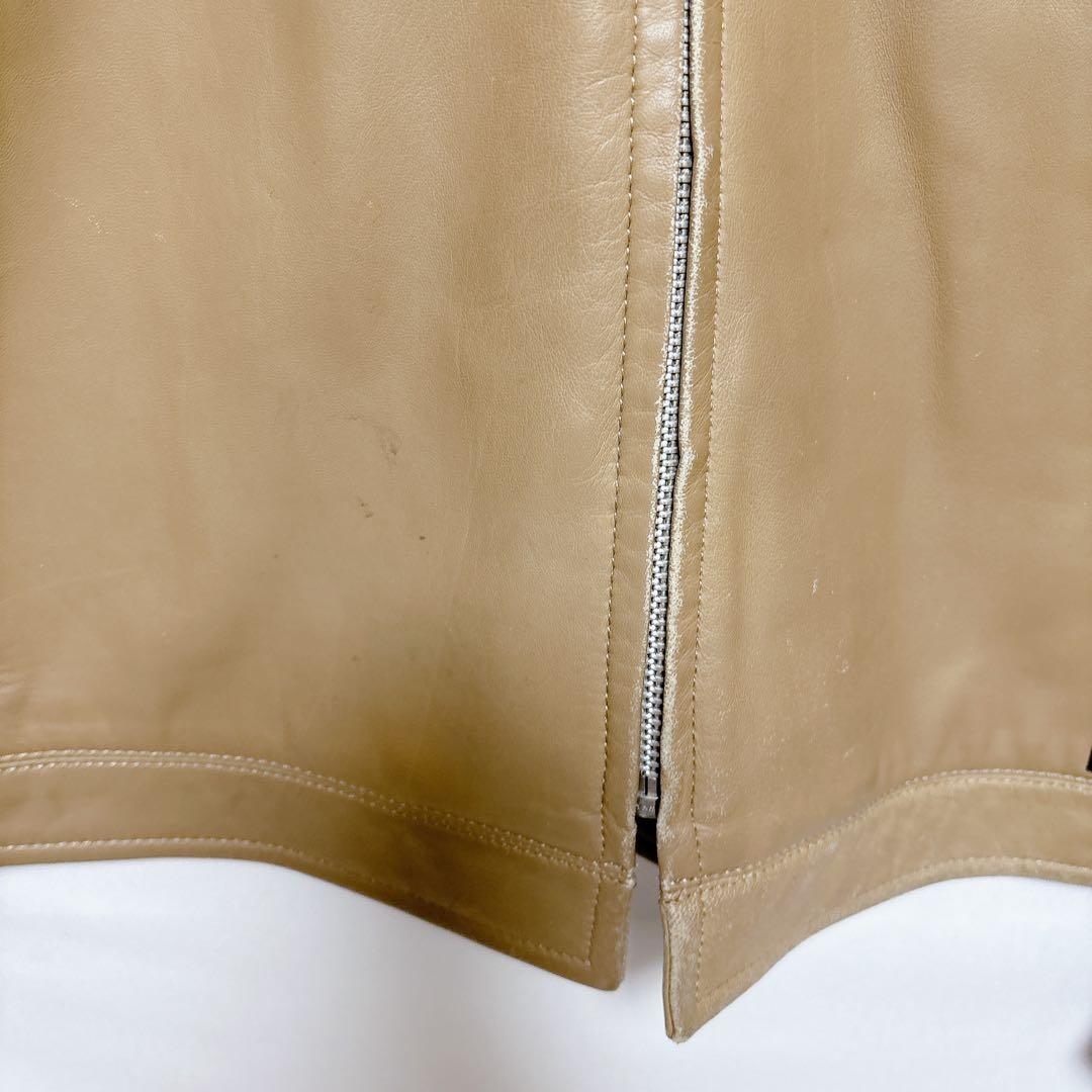 バーバリー　レザージャケット　羊革　三陽商会　羽織り　かっこいい　シンプル　大人