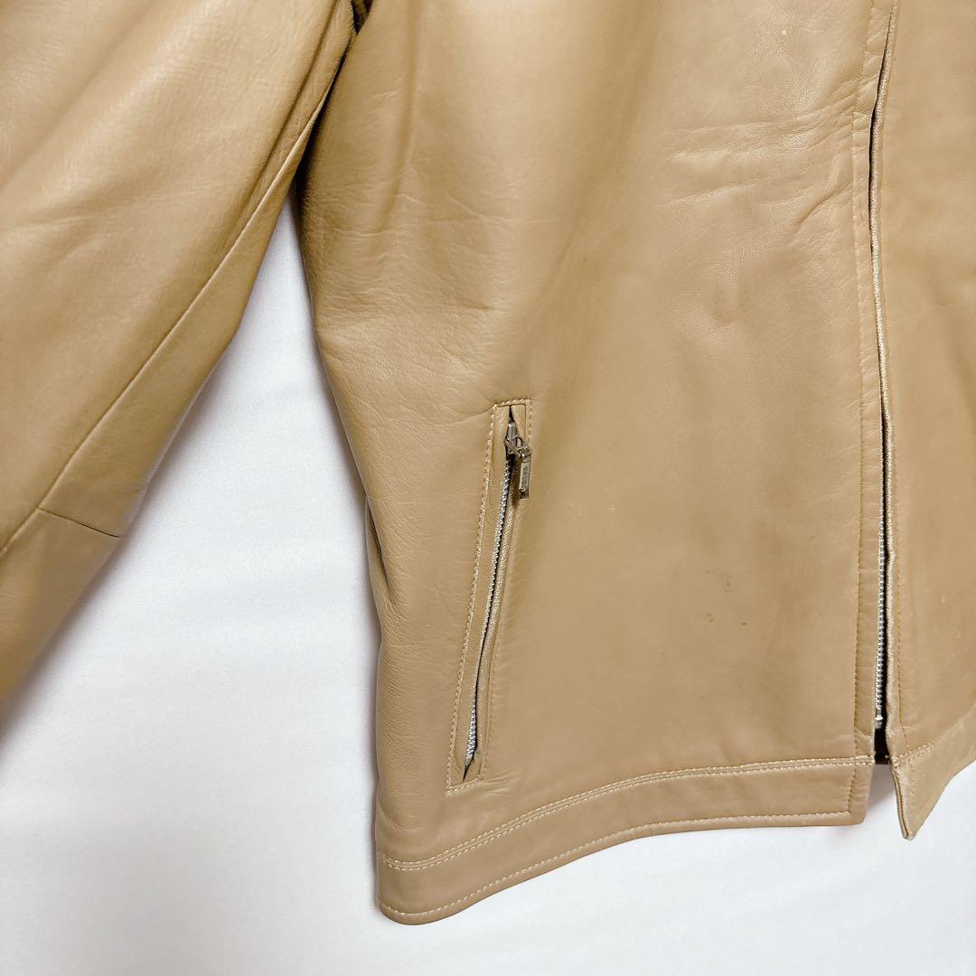 バーバリー　レザージャケット　羊革　三陽商会　羽織り　かっこいい　シンプル　大人