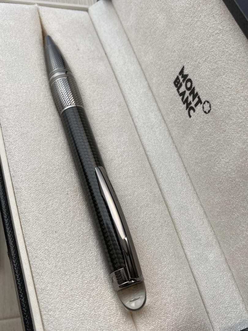 美品 モンブラン モンブラン スターウォーカーアルティメットカーボン ボールペン