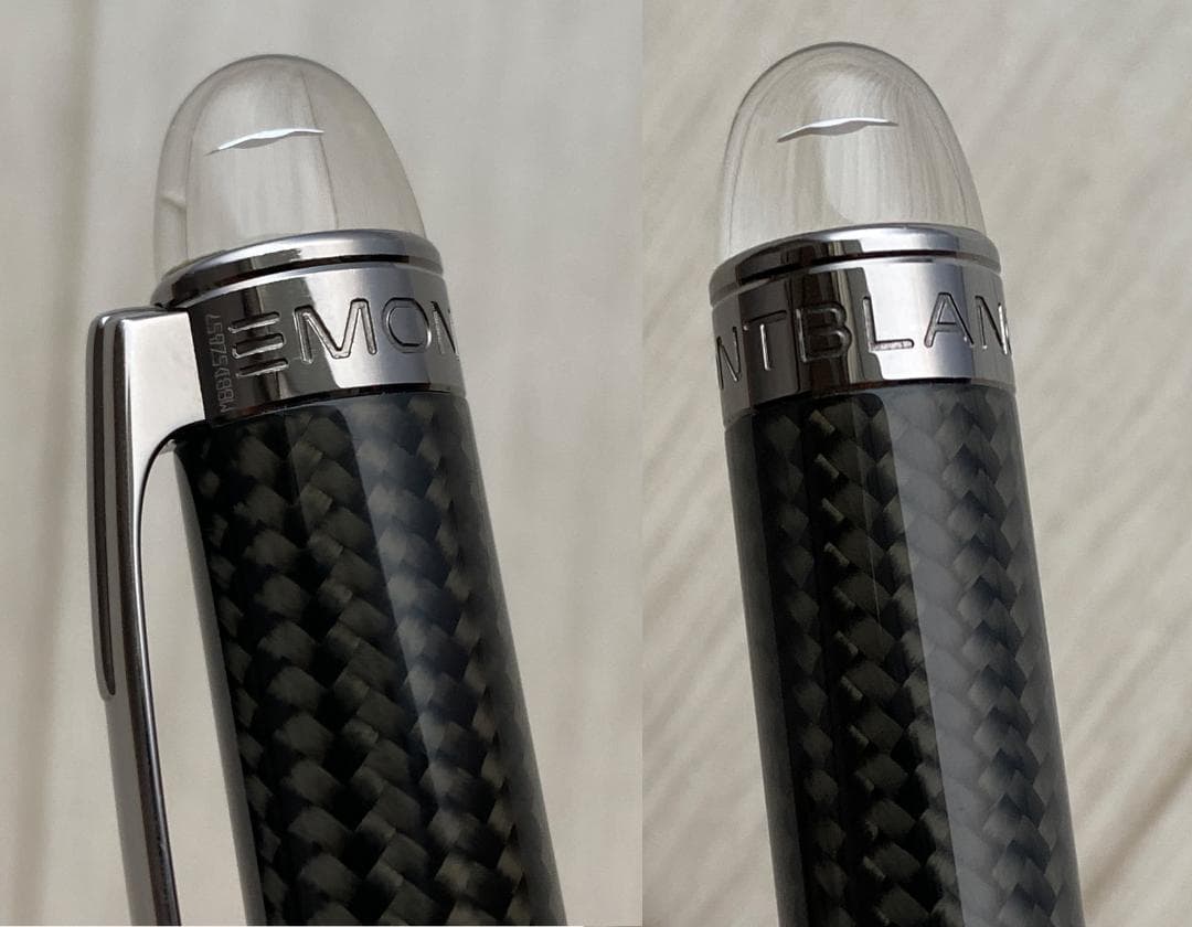 美品 モンブラン モンブラン スターウォーカーアルティメットカーボン ボールペン