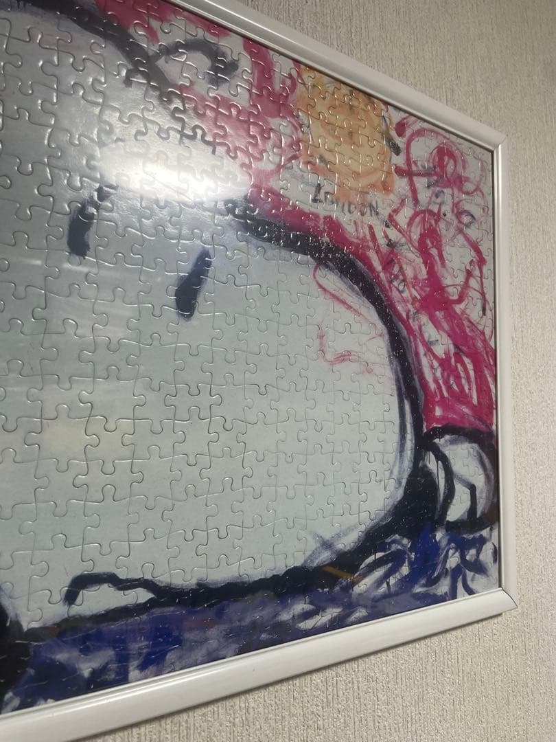 スヌーピー トムエバーハート　パズル　額装　アートパネル　完成品