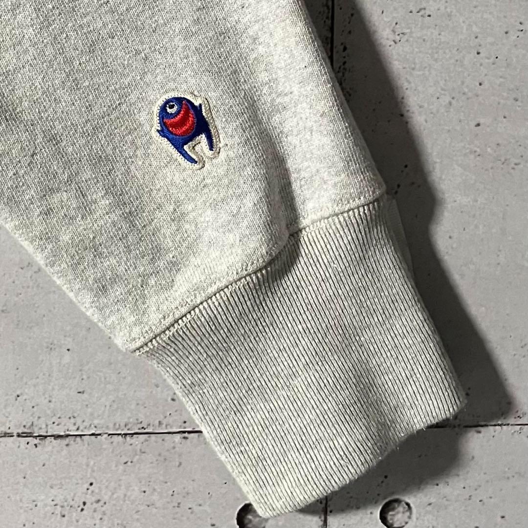 【入手困難】READY MADE レディメイド☆カレッジロゴスウェットパーカーL