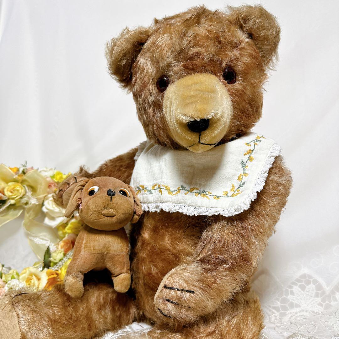 ❤️1940's❤️BIG ブラウンハーマンベア　アンティークベア　ビンテージ