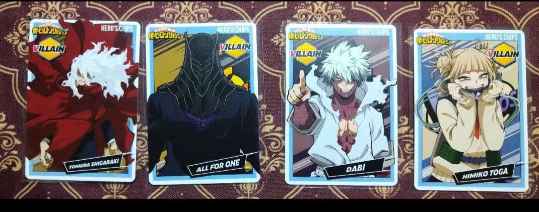 ヒーローズチップス2 カード フルコンプ オールマイト 緑谷 爆豪 轟 ヒロアカ