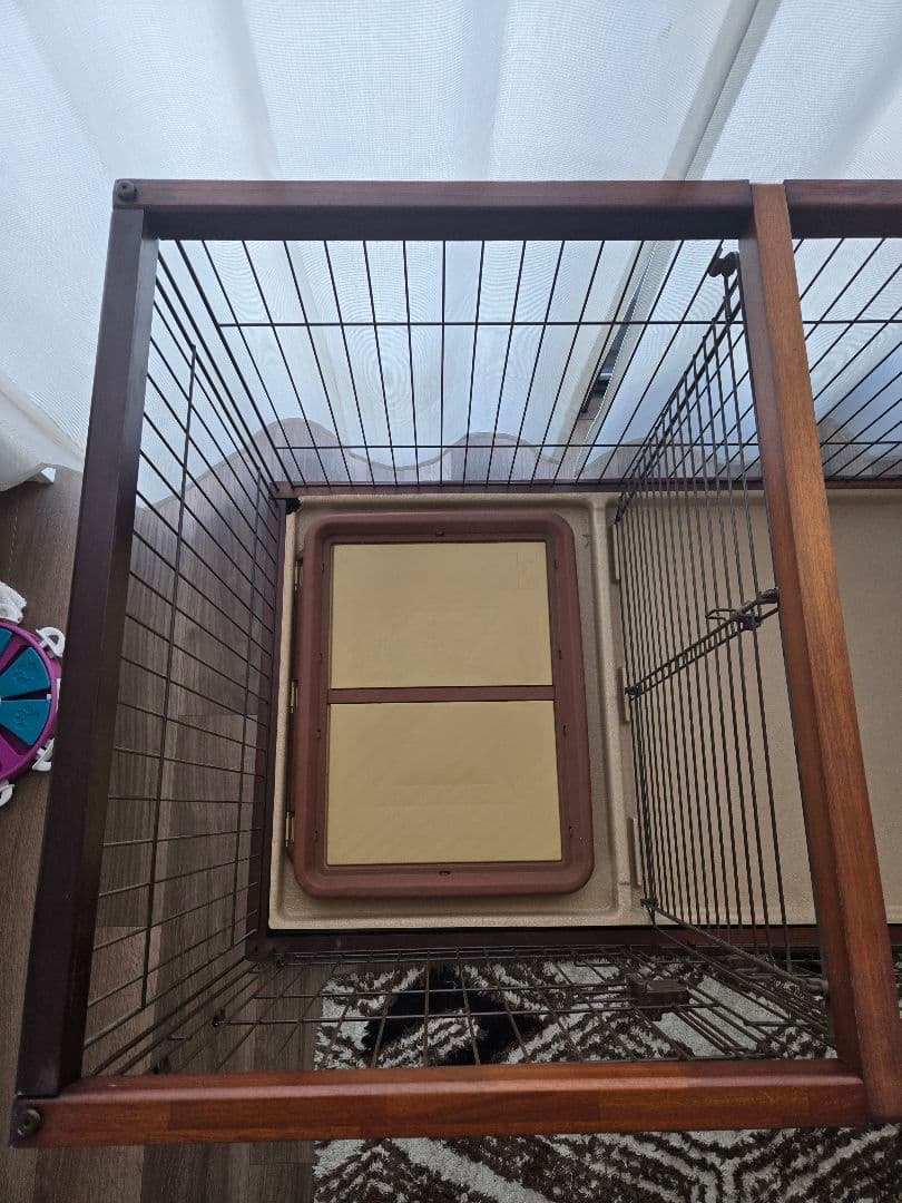 ペティオ トイレのしつけが出来る ドッグルームサークル ブラウン ワイド