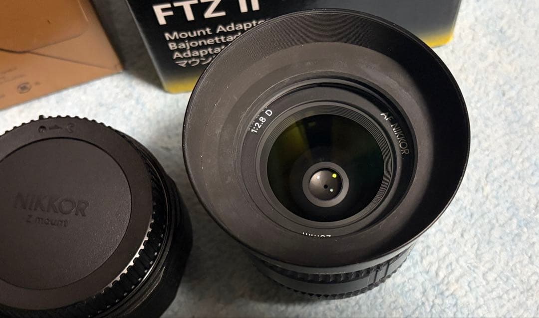 AI AF Nikkor 28mm F2.8D、FTZⅡセット