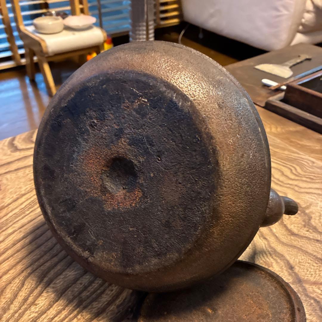 鉄瓶 鉄製 茶道具　大型
