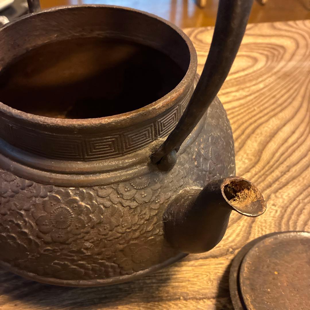鉄瓶 鉄製 茶道具　大型