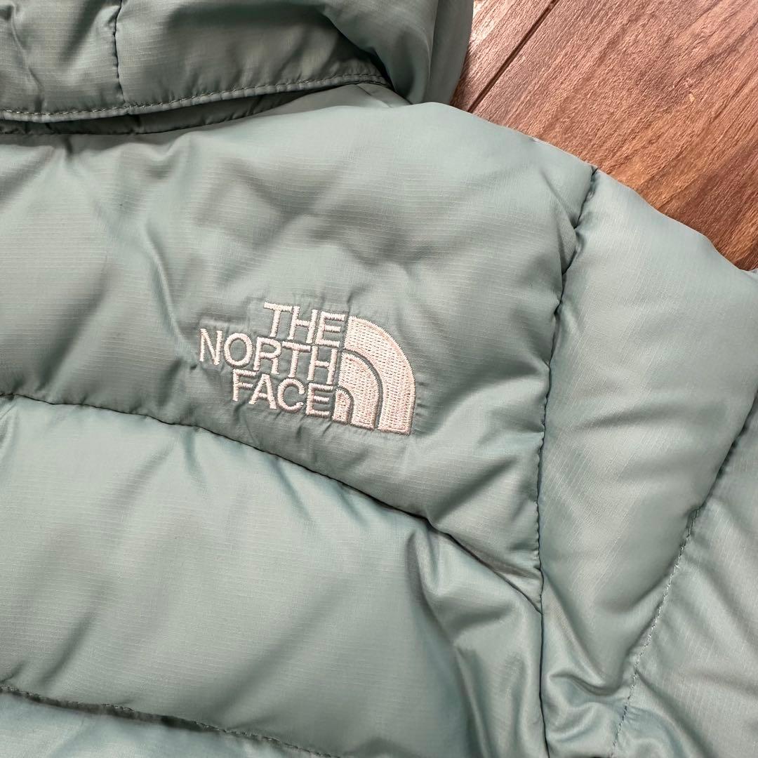 THE NORTH FACE フード付ダウンジャケット 90cm ミントグリーン
