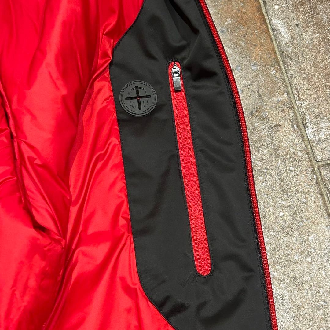 Ferrariフェラーリ フルジップ ボンバージャケットブラック 中綿 XL