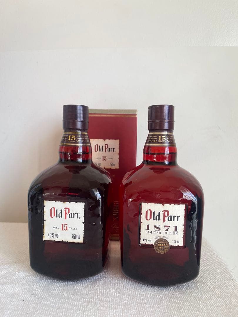 Old Parr 15年 限定版 750ml 43% ２本セット。