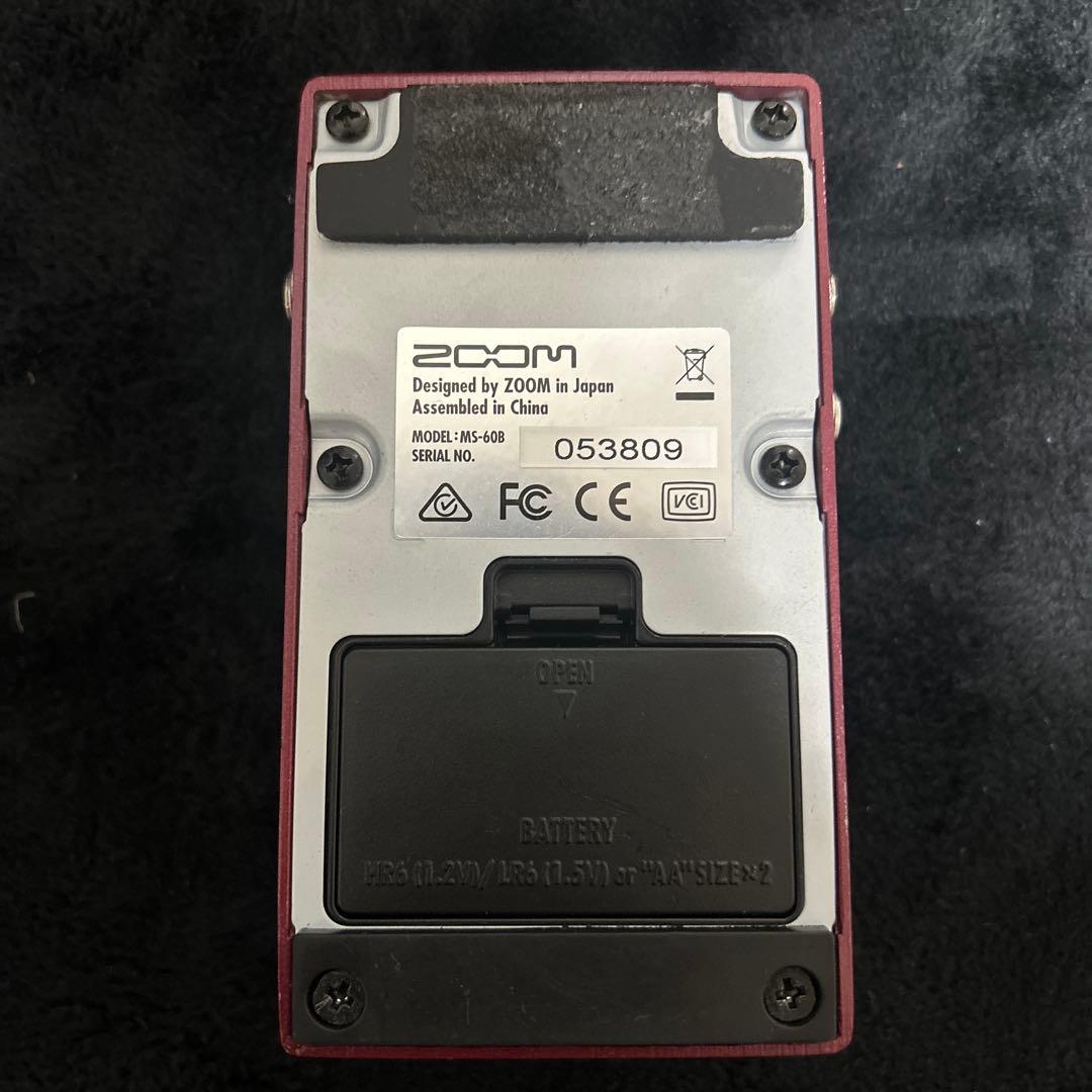 ZOOM MS-60B マルチエフェクター 動作確認済み