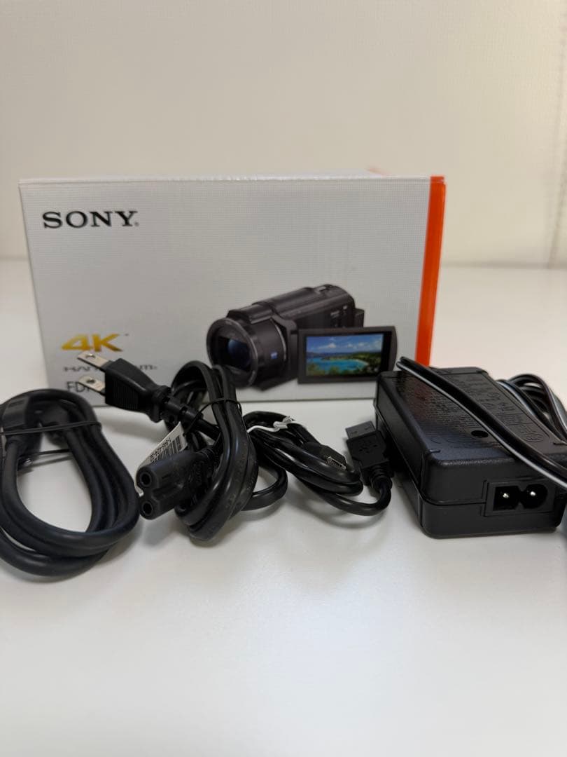 【美品】SONY FDR-AX40 4K ZEISSレンズ16.6MP