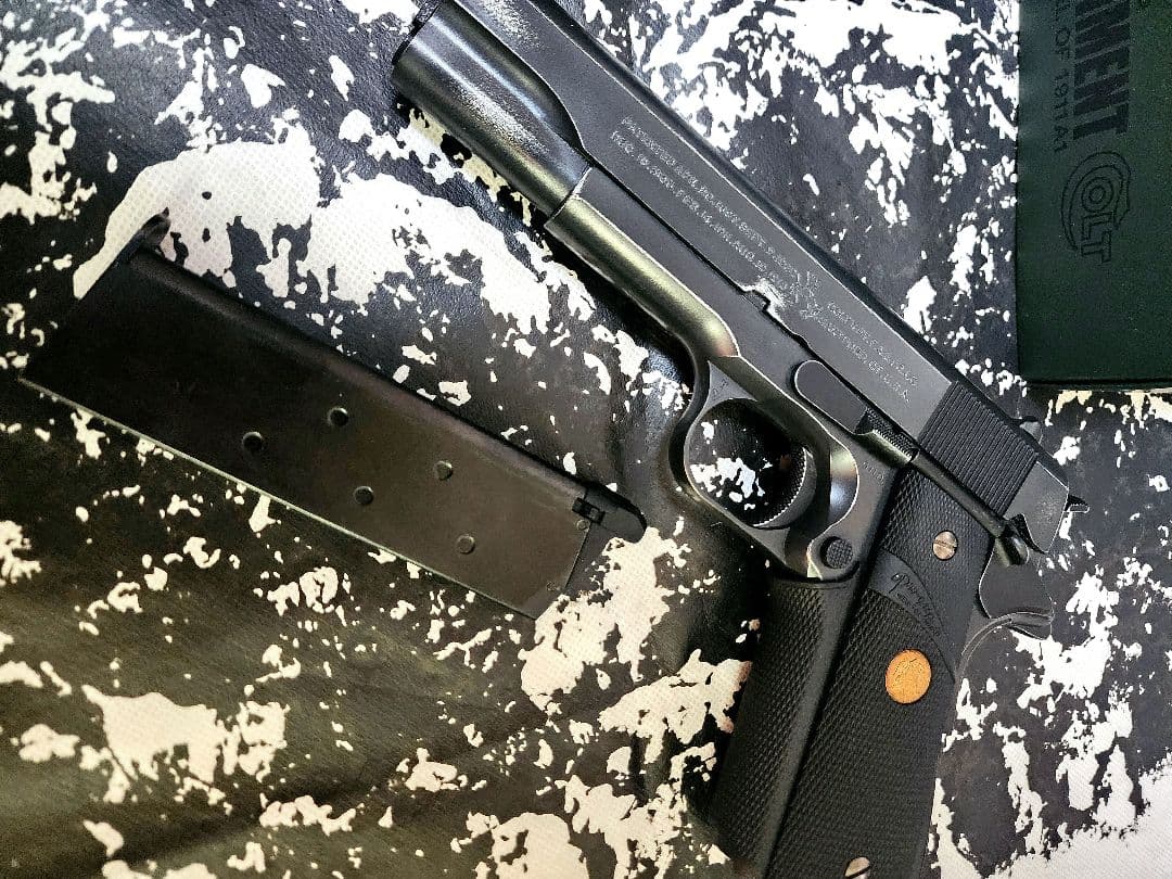バトルダメージ塗装　軽量化カスタム　東京マルイM1911A1コルトガバメント