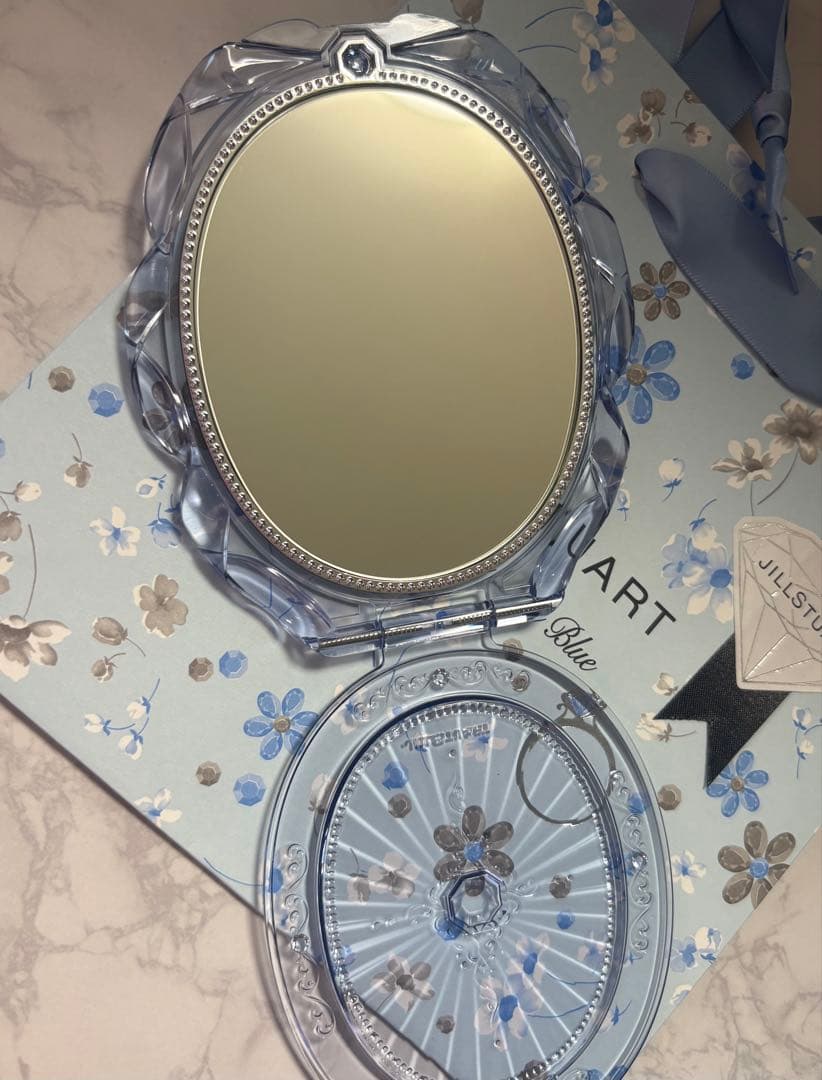 限定 ジルスチュアート サムシングピュアブルー ミラー ギフトショッパー付