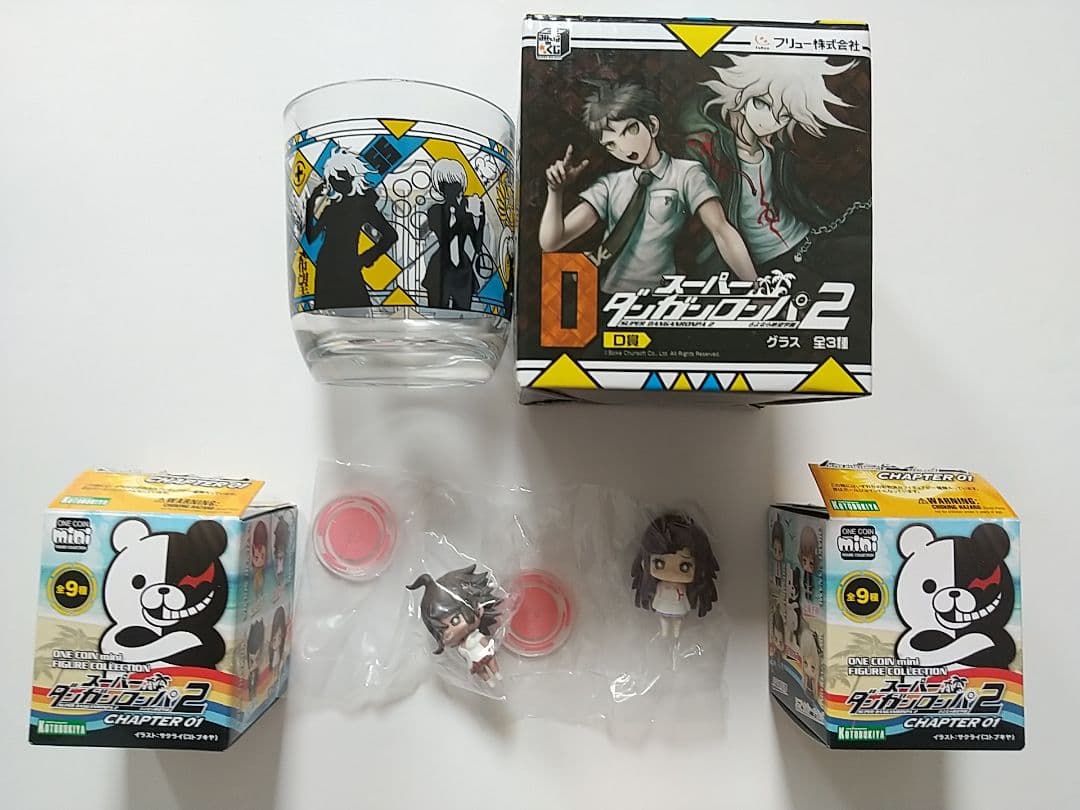 ダンガンロンパ グラス ワンミニフィギュア 狛枝 小泉 終里 罪木