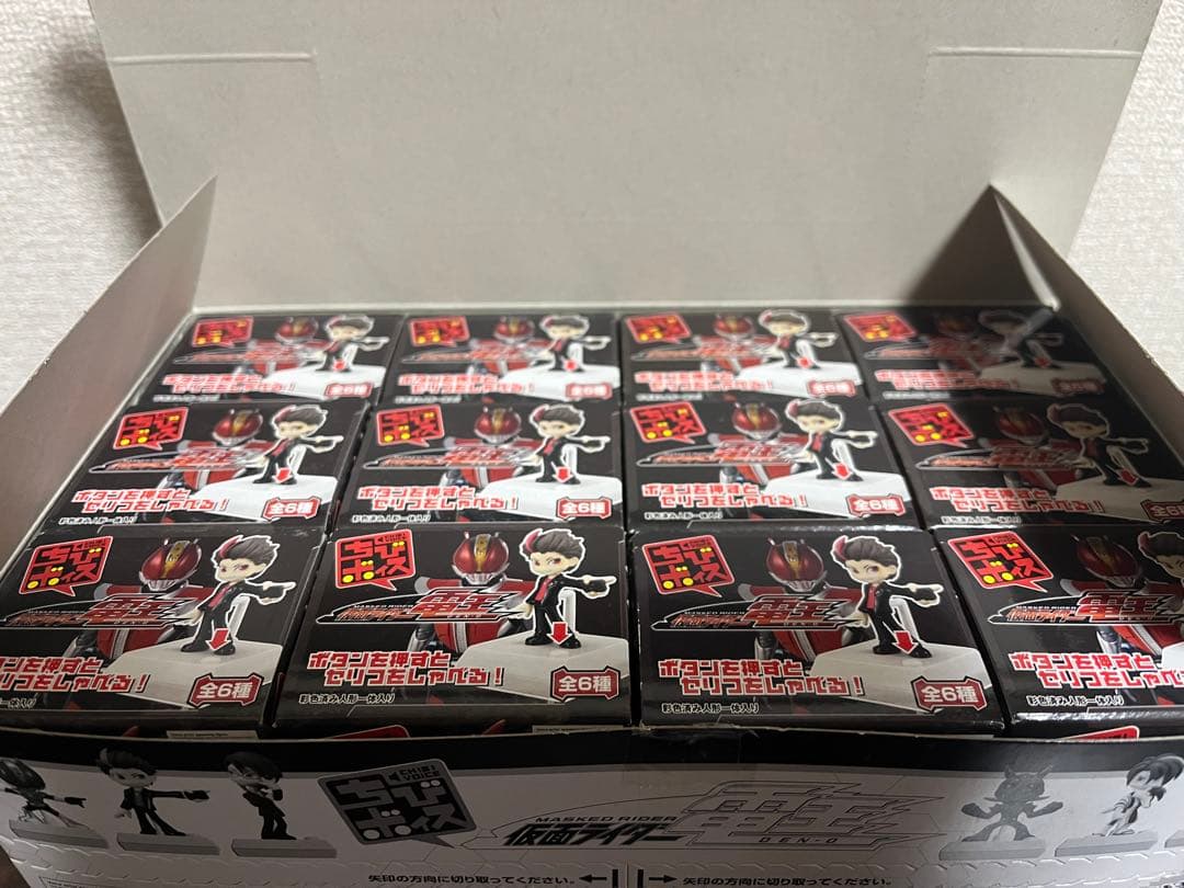 仮面ライダー電王ちびボイス BOX 6種類12個入 ボイス付きミニフィギュア