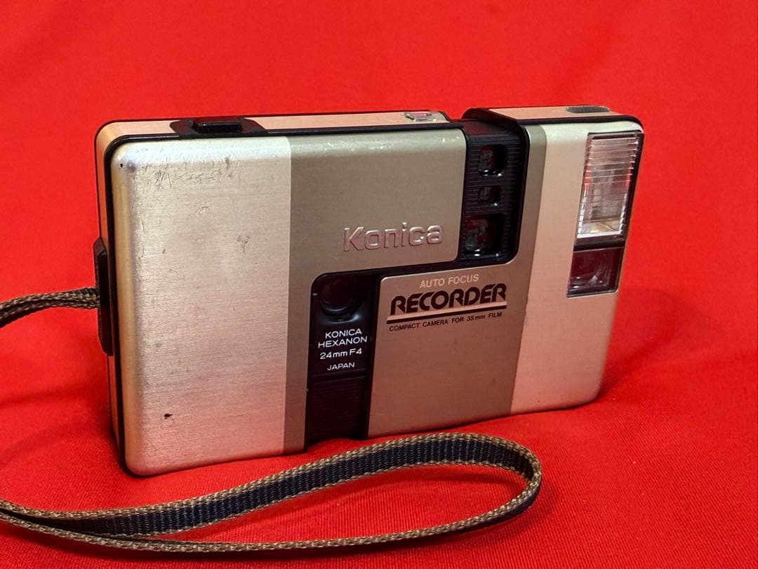 w*4様 ジャンク品扱 ★☆ KONICA コニカ RECORDER フィルムカ