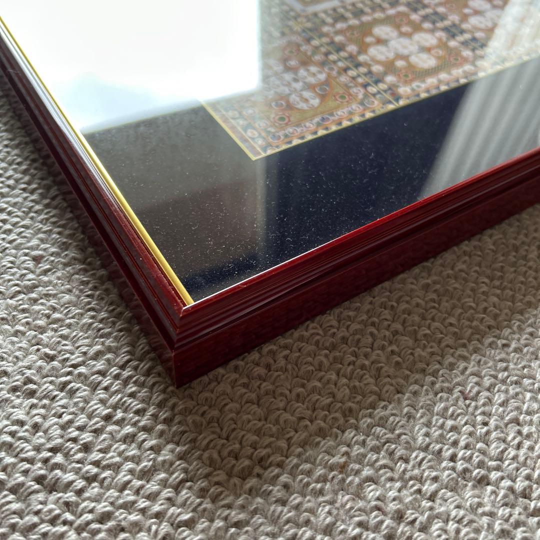 仏画 色紙 額装 2点セット　曼荼羅 仏教美術