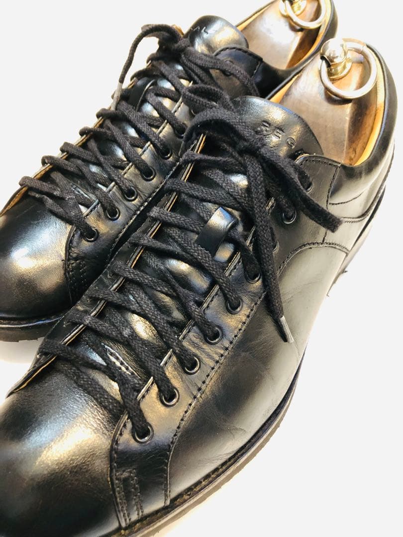 ★超美品★定価24,800円！リーガル レザースニーカー 本革 ブラック27EE