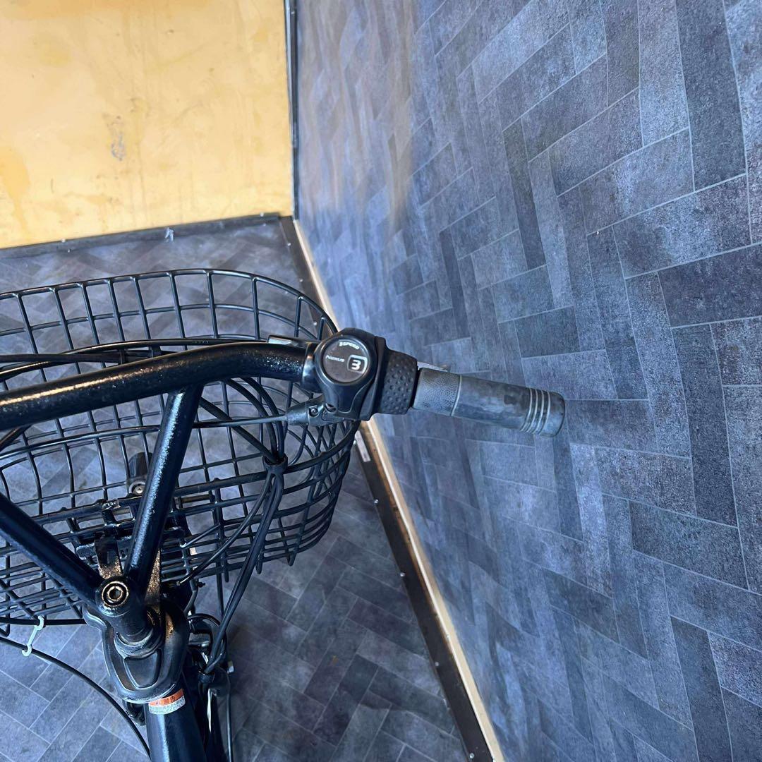 電動アシスト自転車 シティタイプ ブラック