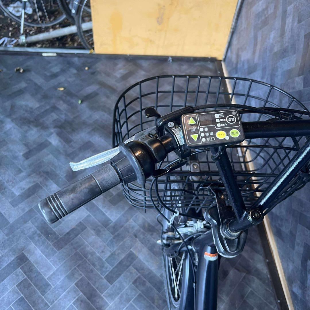 電動アシスト自転車 シティタイプ ブラック