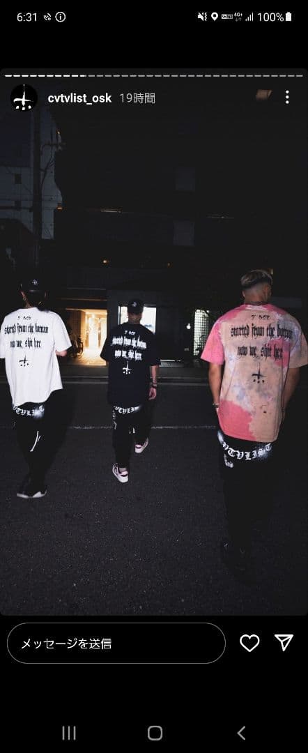 cvtvlist タンクトップ　osk 2周年限定