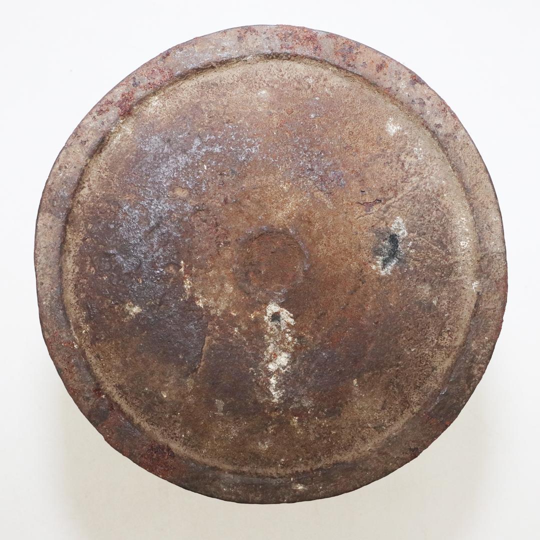 加賀釜師 木越正治造 雲龍釜　共箱 共布