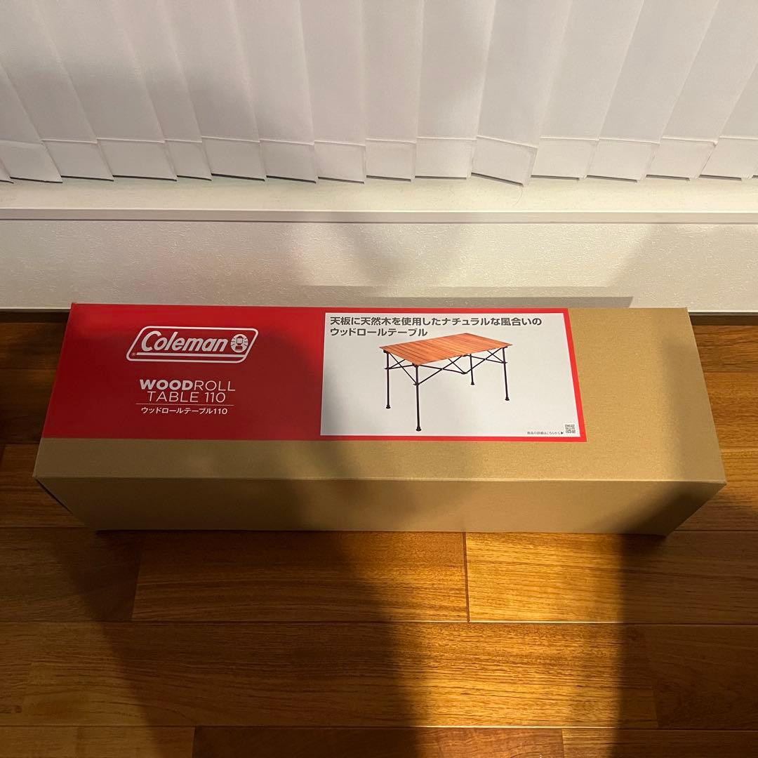 【ブラック限定品】 Coleman ウッドロールテーブル110